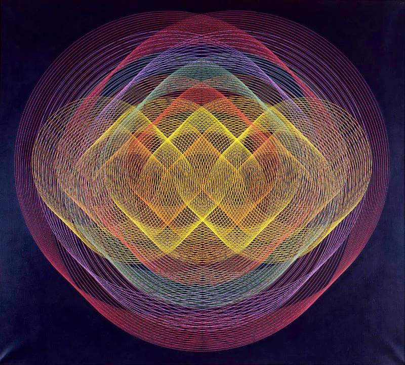 Eduardo Mac Entyre / Buenos Aires (Argentina), 1929 / Construcción amarilla / 1969 / Laca sobre tela / 135 x 150 cm / Registro 0296 / Ingreso a la colección: diciembre de 1969
