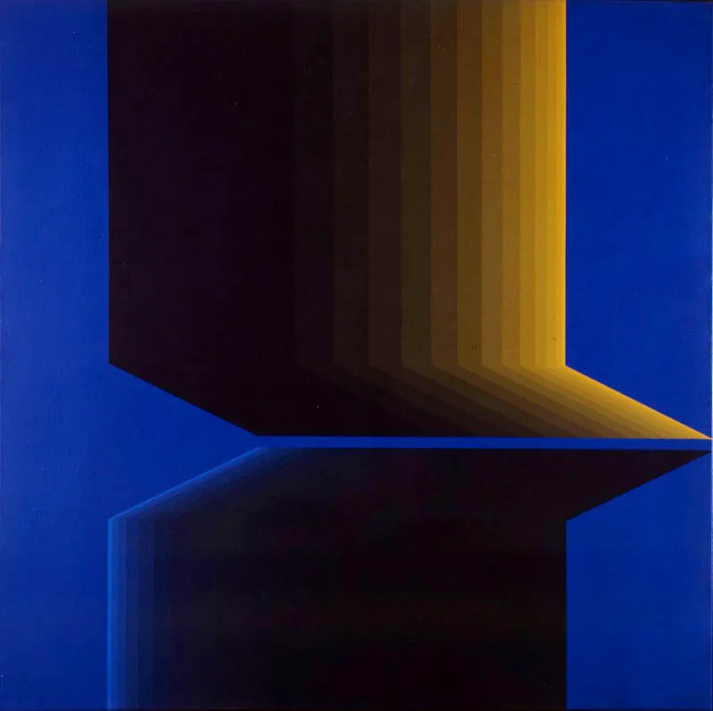 Ary Brizzi / Avellaneda, Buenos Aires (Argentina), 1930 / Particin 4 / 1971 / Acrlico sobre tela / 120 x 120 cm / Registro 0356 / Ingreso a la coleccin: agosto de 1972 