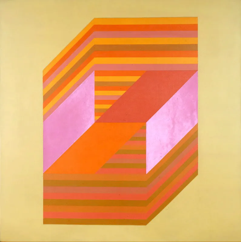 Luis Molinari-Flrez / Guayaquil (Ecuador), 1929 / Sin ttulo / 1974 / Acrlico sobre tela / 119,3 x 119,3 cm / Registro 0499 / Ingreso a la coleccin: octubre de 1974 