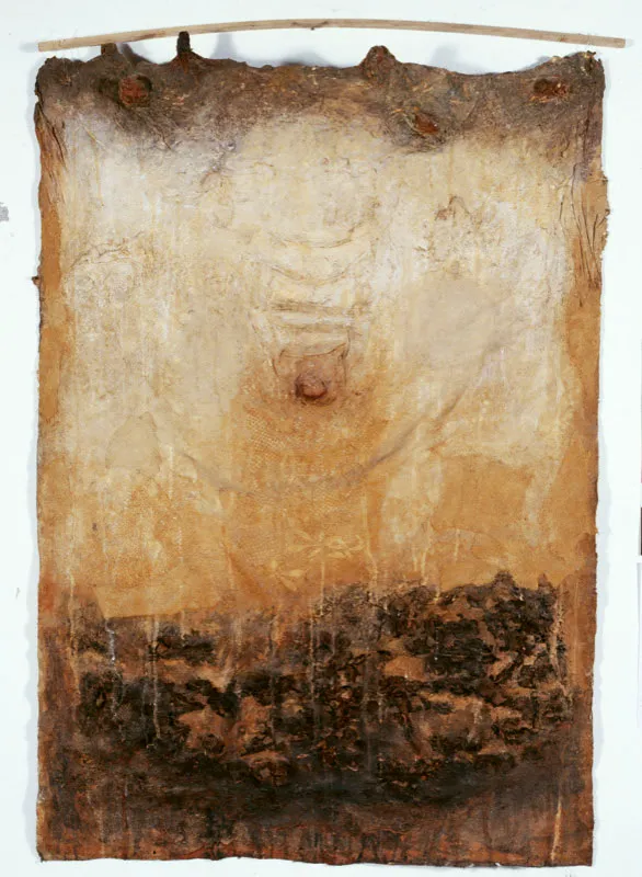 Olivia Miranda / Jardín de los rosales / s.f / Mixta sobre tela / 120 x 80 cm Óscar Monsalve
