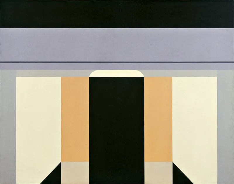 Fanny Sanín / Acrílico n.° 1 / 1988 / Óleo sobre lienzo / 133 x 169 cm Óscar Monsalve