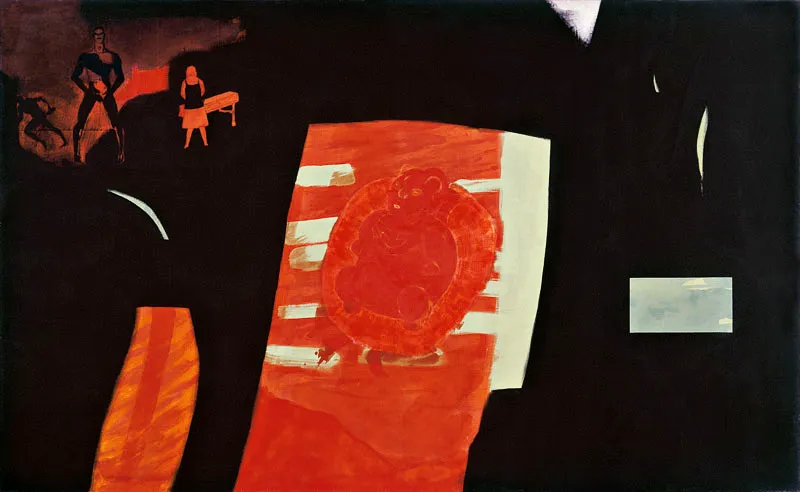 Miguel Ángel Rojas / Sin título / 1999 / Acrílico sobre lienzo / 170 x 276 cm Óscar Monsalve