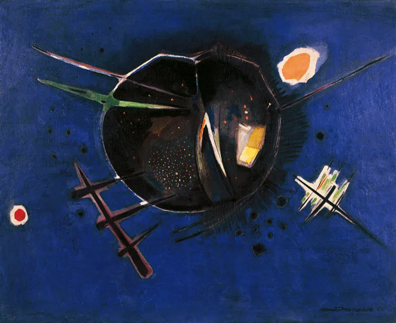 Mateo Manaure / Sin título / 1950 / Óleo sobre lienzo / 81 x 100 cm Óscar Monsalve