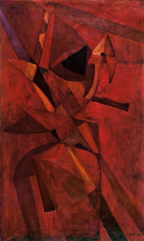 Fernando de Szyszlo / Sin título / 1957 / Serigrafía / 80 x 60 cm Óscar Monsalve