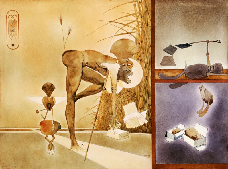 Heriberto Cogollo / Sin título / 1976 / Dibujo sobre papel / 50 x 67 cm Óscar Monsalve