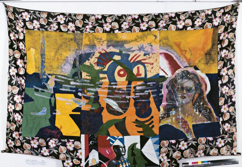 Álvaro Herazo / Sin título (detalle) / 1978 / Collage sobre lienzo / 429 x 298 cm Óscar Monsalve