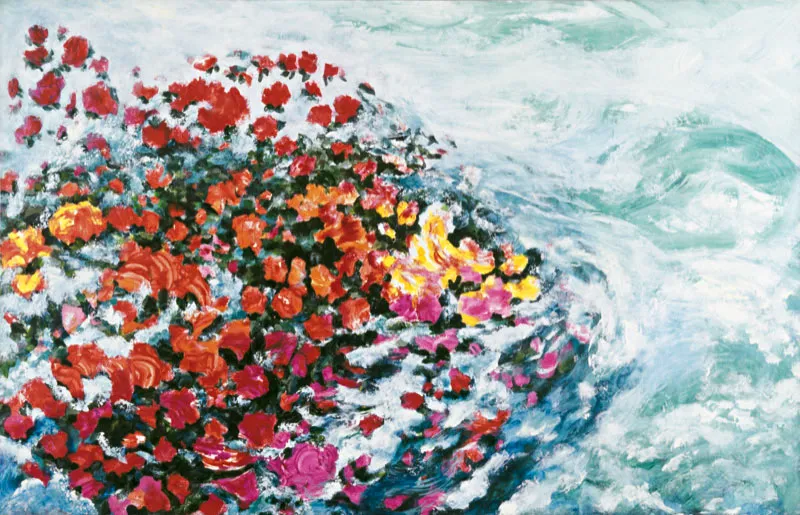 Bibiana Vélez / Gran ofrenda / 2000 / Acrílico sobre lienzo / 177 x 276 cm Óscar Monsalve