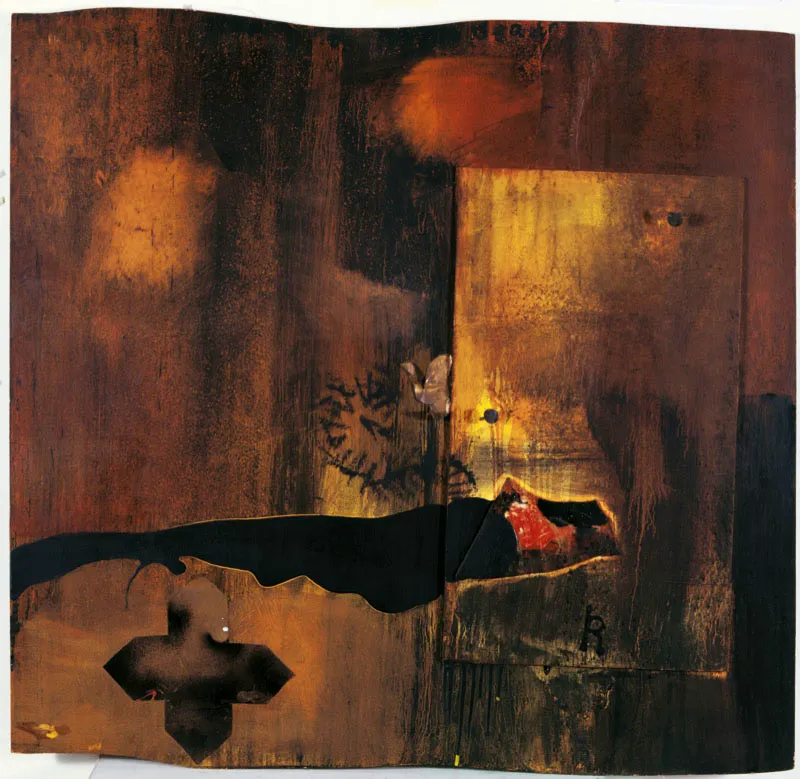 Luis Luna / La caridad del cobre / 1998 / Mixta sobre madera / 114 x 122 cm Óscar Monsalve