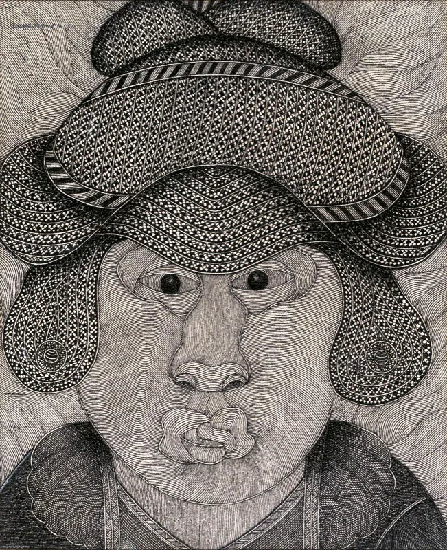 Emma Reyes / Sin título / 1976 / Dibujo / 86 x 70 cm Óscar Monsalve
