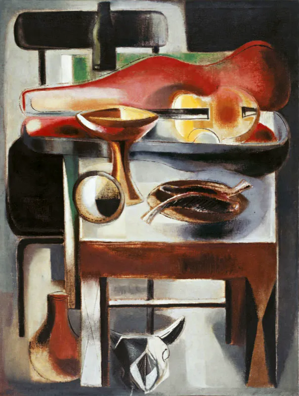 Aníbal Gil / Bodegón grande / 1958 / Óleo sobre lienzo / 134 x 101 cm Óscar Monsalve