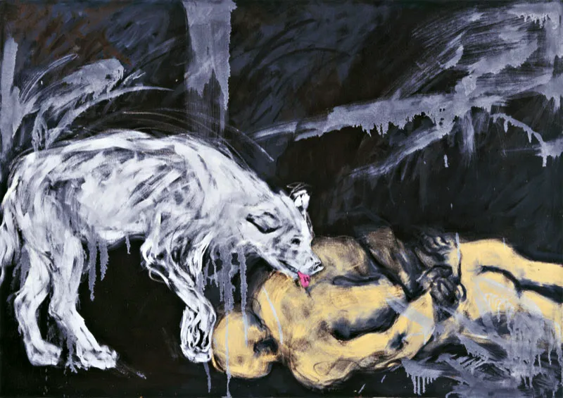 Nohemí Pérez / Sin título / 2000 / Óleo sobre lienzo / 120 x 160 cm Óscar Monsalve