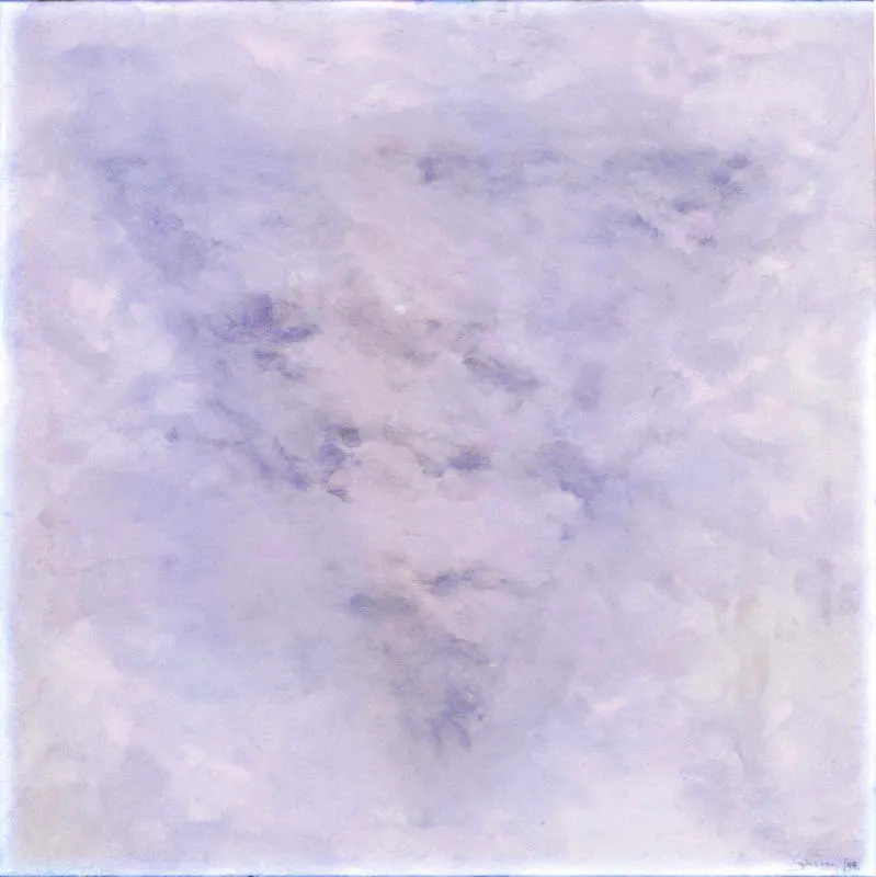 Alberto Gutiérrez / Serie geometría del significado n.° 21 menoría / 1999 / Acrílico en tela / 80 x 80 cm Óscar Monsalve