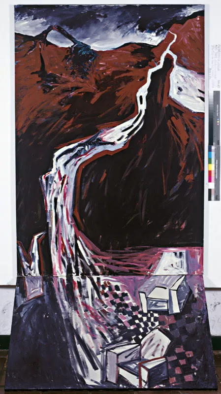Hilda Piedrahita / Sin título / 1989 / Acrílico sobre lienzo / 253 x 121 cm Óscar Monsalve