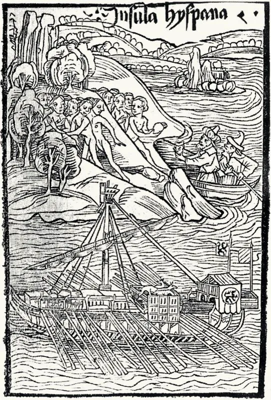 La Pinta, propiedad de Juan y Cristbal Quintero, tena velas latinas, tres palos y castillo de popa, pero su proa careca de cubierta. Desplazaba ocho toneladas.  