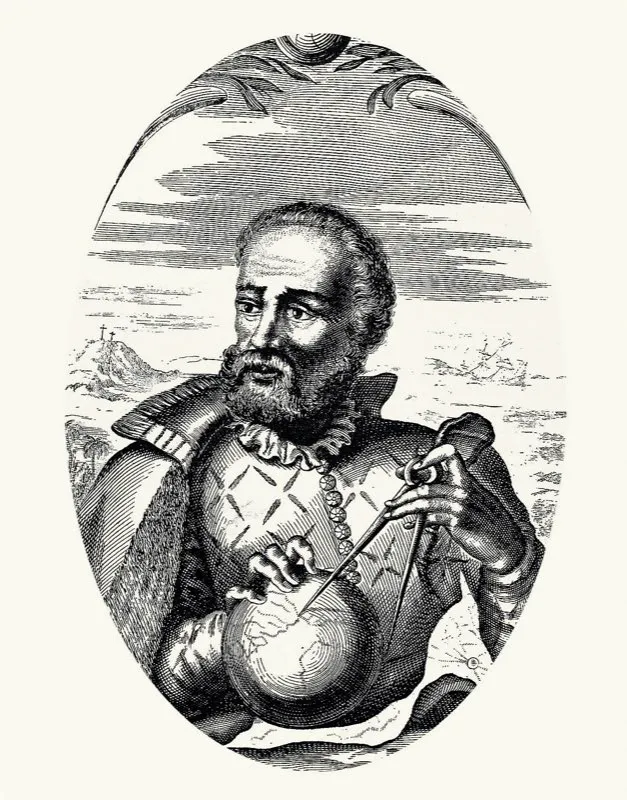 El portugus Fernando de Magallanes inici, al servicio de Espaa, el primer viaje alrededor del mundo, pasando por el extremo meridional de Amrica el 21 de octubre de 1520. 