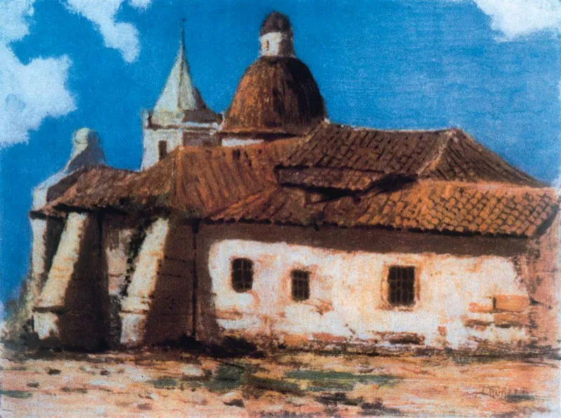 La ermita de Monserrate, tal como fue construida en 1620 por don Bruno de Valenzuela.