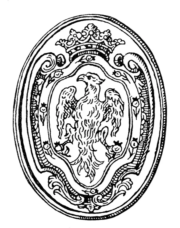 Variación del escudo de armas.