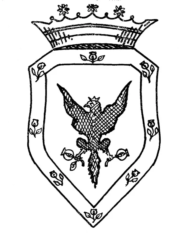 Variación del escudo de armas.