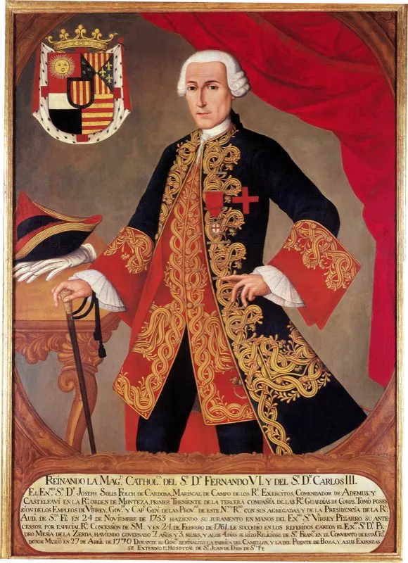 José Solís, virrey del Nuevo Reino de Granada de 1753 a 1761. Museo de Arte Colonial, Bogotá.