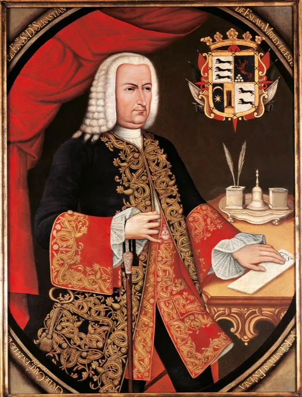 Sebastián de Eslava, virrey del Nuevo Reino de Granada, de 1740 a 1749. Museo de Arte Colonial, Bogotá.