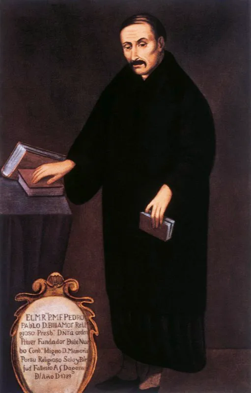Médico y capellán, fray Pedro Pablo de Villamor fundó el Hospital San Juan de Dios e inició la construcción de su primer edificio en 1723, pero murió en 1729 sin verlo terminado. Este hospital fue la primera gran obra social de asistencia pública sanitaria de la capital.