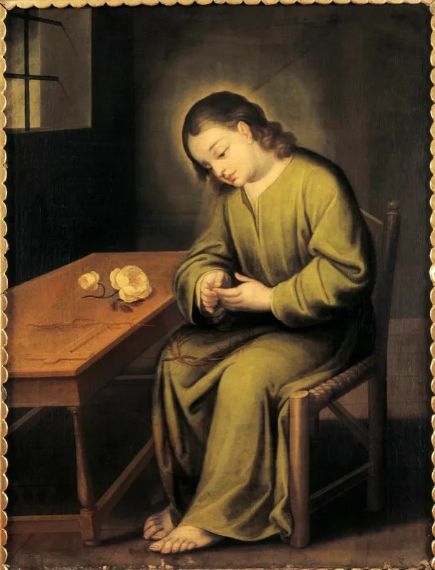 Calificado como el más grande pintor de la Colonia, el bogotano Gregorio Vásquez de Arce y Ceballos (1638-1711) pintó cerca de 450 cuadros identificados, los que se encuentran en diferentes colecciones privadas, iglesias y museos de la ciudad. Vásquez de Arce y Ceballos llevó una vida en la que la consagración al arte estuvo mezclada con algunas aventuras de corte novelesco, entre ellas el rapto de María Teresa de Orgaz, en el que Vásquez actuó como cómplice de un oidor, por lo cual fue encarcelado. A raíz de su encarcelamiento, entre 1701 y 1703, quedó reducido a la miseria, y aunque siguió pintando, la dura experiencia comenzó a producirle desvaríos mentales que en 1710 lo llevaron a la locura total. Murió un año después. El niño de la espina. Museo de Arte Colonial, Bogotá.