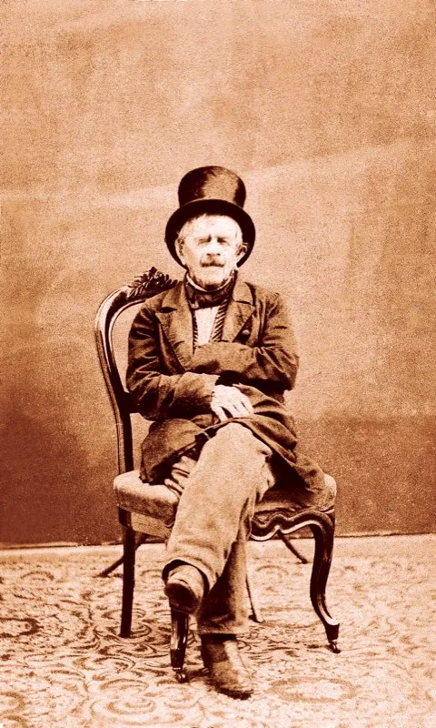 Foto de Demetrio Paredes (ca. 1870) quien retrata algunos personajes tpicos de la Bogot decimonnica. La mayora perteneca a familias de la clase alta, de las que se haban separado, o haban sido echados por su tendencia a empinar el codo y a endeudarse. Zusumaga. 