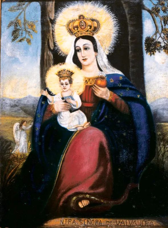 La religiosidad santafereña rayaba a veces con la superchería y el fetichismo. Era común que los devotos santafereños tomaran retaliaciones contra las imágenes de los santos renuentes a conceder el milagro solicitado. A san Antonio de Padua, por ejemplo, se le castigaba arrebatándole el Niño Jesús y hundiendo de cabeza al santo en una alberca hasta que realizara el milagro pedido. En las iglesias bogotanas no eran raras las inscripciones como una que se leía en San Agustín y en la cual se invitaba a los fieles a recurrir a los buenos oficios de san Quintín en casos de “mal de orina”, cuya curación era la especialidad de dicho santo. Por su parte, las especialidades de san Peregrino de Lacioso eran más variadas que las de san Quintín, pudiendo decirse de él que era casi un médico general: igualmente sanaba cualquier mal de las piernas o asistía a las mujeres en los alumbramientos difíciles. El aviso de san Peregrino se hallaba en La Veracruz.