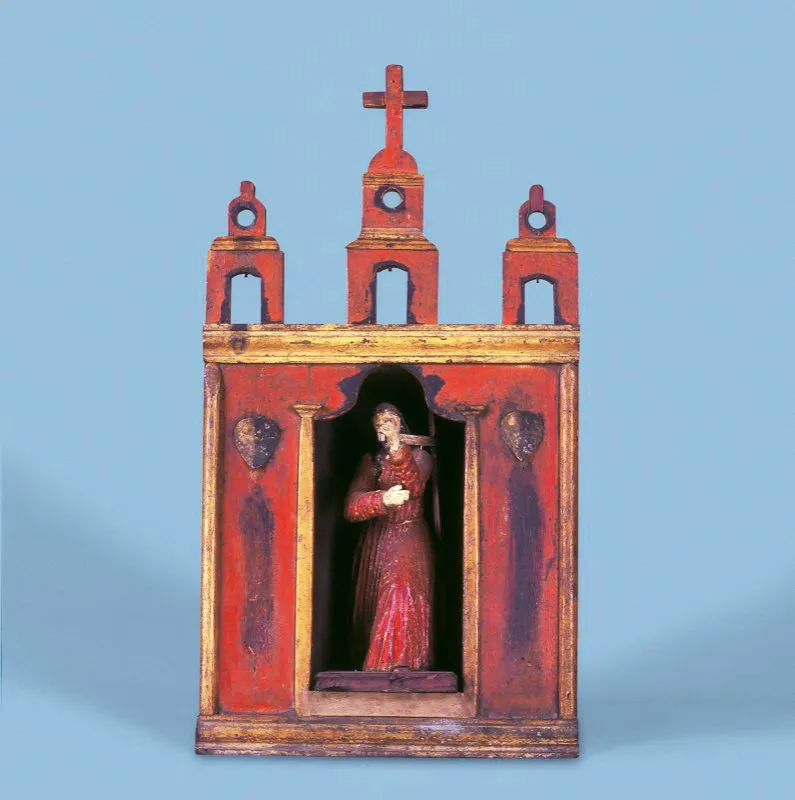 Las iglesias y templos de Bogotá poseían numerosas imágenes religiosas, elaboradas en cerámica por artistas locales, muy hábiles en este tipo de trabajo, y a las que los fieles veneraban con gran devoción.