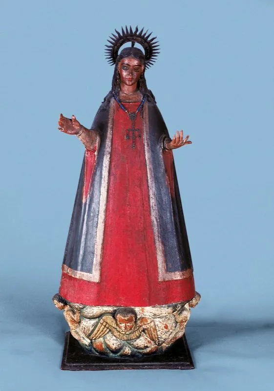 Las iglesias y templos de Bogotá poseían numerosas imágenes religiosas, elaboradas en cerámica por artistas locales, muy hábiles en este tipo de trabajo, y a las que los fieles veneraban con gran devoción.