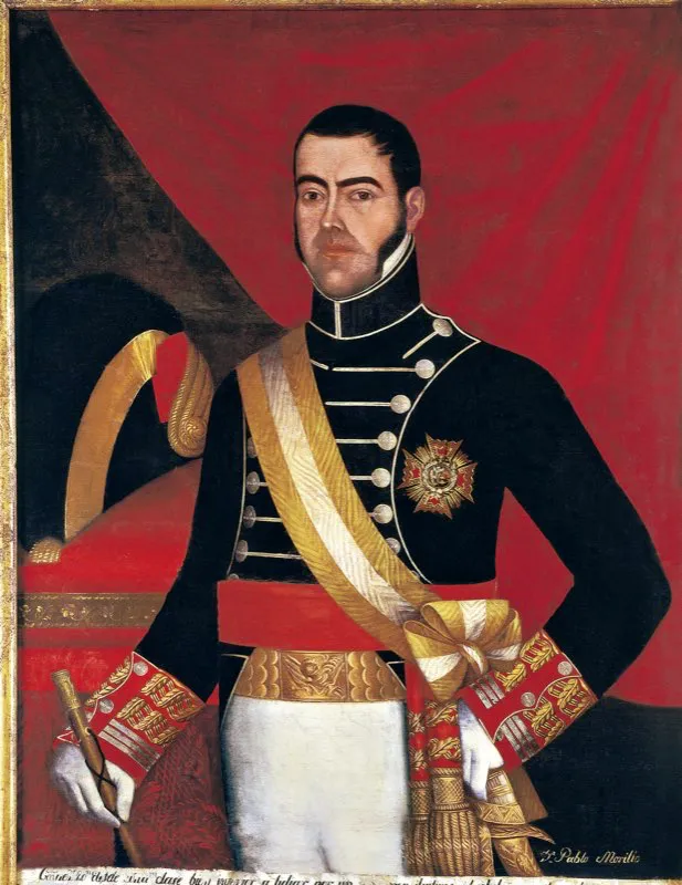 Pablo Morillo, llamado El Pacificador, sitió Cartagena en 1815, plaza que tomó después de tres meses de combates. El Pacificador traía la idea de que, fusilando a los dirigentes del movimiento independentista, se acabaría entre los criollos del pueblo la idea de separarse de España. Pablo Morillo, Óleo de Pedro José Figueroa. Museo Nacional de Colombia, Bogotá.