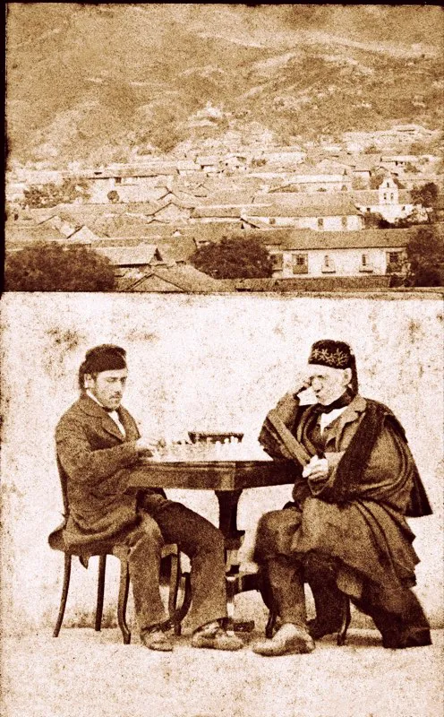 Tomás Cipriano de Mosquera durante su cautiverio en el Observatorio de Bogotá. Mosquera no pudo culminar su tercer gobierno pues en 1867 fue depuesto por una coalición gólgota-conservadora. Fotografía de Ignacio Gutiérrez Ponce.