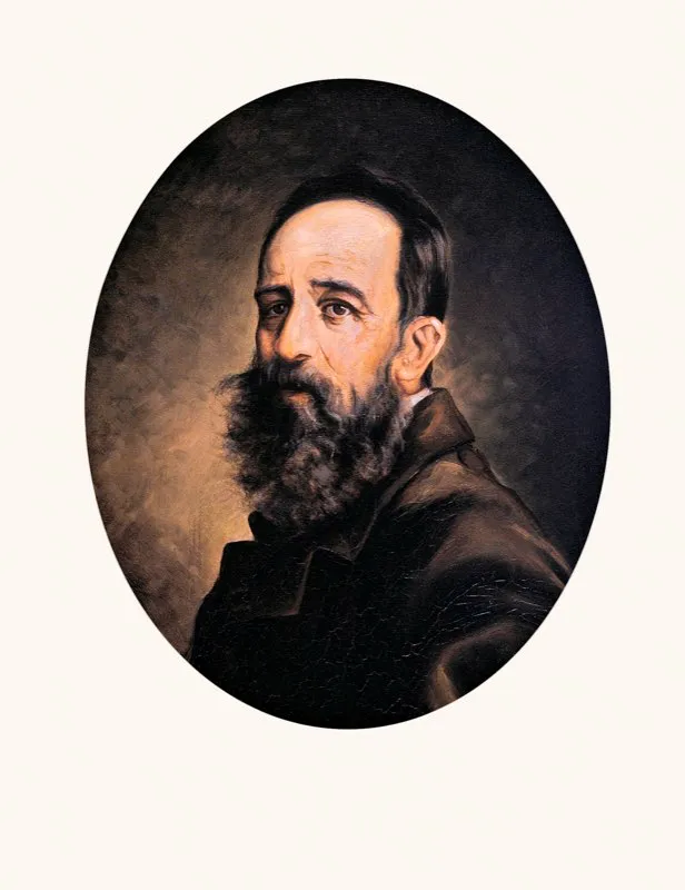 Uno de los grandes humoristas del siglo xix fue Ricardo Carrasquilla (Quibdó, 1827-Bogotá, 1886), poeta y costumbrista, de ideas conservadoras. Su hijo, el sacerdote Rafael María Carrasquilla, fue rector del Colegio del Rosario y uno de los más estructurados ideólogos del conservatismo. Ricardo Carrasquilla es el autor de la famosa poesía humorística “Lo que puede la edición”. Óleo de Ricardo Gómez Campuzano.