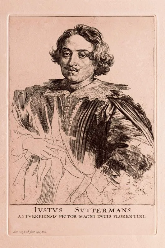 Anton van Dyck (inventó y grabó) / Chalcograpie du Louvre (imprimió) / Justus Suttermans / Siglo xvii / Grabado en metal / 45,2 x 31,4 cm