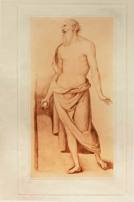 Rafael Sanzio (invent), Pringin (dibuj), Andr Charles Coppier (grab) / Chalcographie du Louvre (imprimi) / San Jernimo / Siglos xv-xvi / Grabado en metal / 63,3 x 44,6 cm 