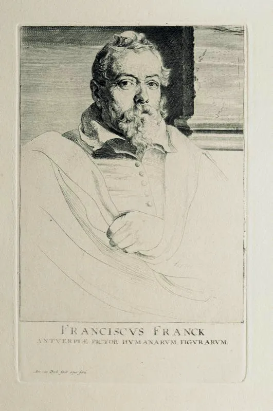 Anton van Dyck (inventó y grabó) / Chalcograpie du Louvre (imprimió) / Franciscus Franck / Siglo xvii / Grabado en metal / 45,5 x 31,4 cm