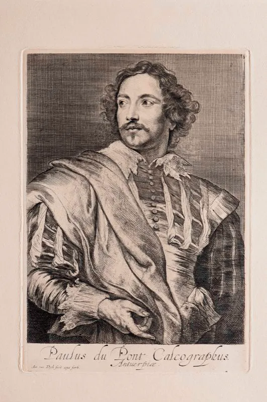 Anton van Dyck (inventó y grabó) / Chalcograpie du Louvre (imprimió) / Paulus du Pont / Siglo xvii / Grabado en metal / 45,5 x 31,5 cm