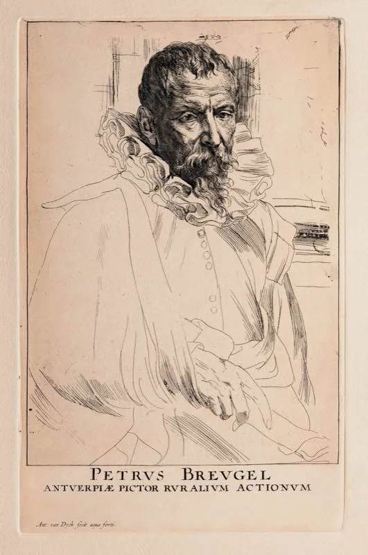 Anton Van Dyck (inventó y grabó) / Chalcograpie du Louvre (imprimió) / Petrus Breugel / Siglo xvii / Grabado en metal / 46 x 32 cm