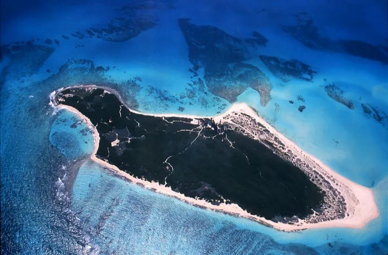 Serranilla dentro del archipiélago de San Andrés.