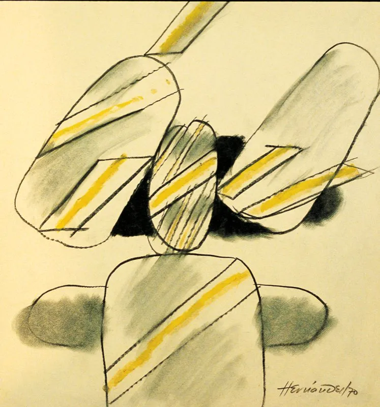 1970 / Mixta sobre papel / 30 x 30 cm 