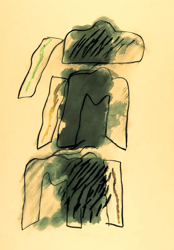1986 / Mixta sobre papel / 91 x 61 cm