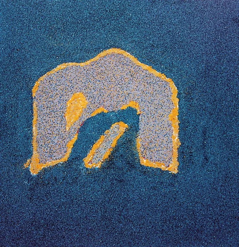 Signo centro / 2003 / Técnica mixta / 60 x 60 cm
