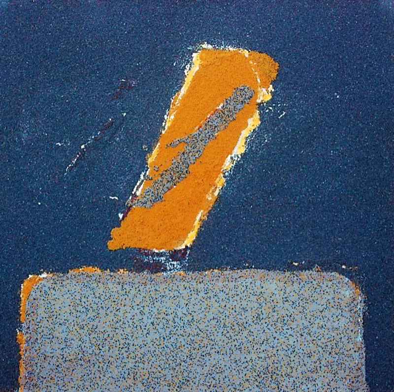 Signo y acento lateral / 2003 / Técnica mixta / 60 x 60 cm