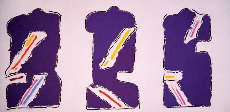 Signo coloso / 2007 / Técnica mixta / 200 x 400 cm