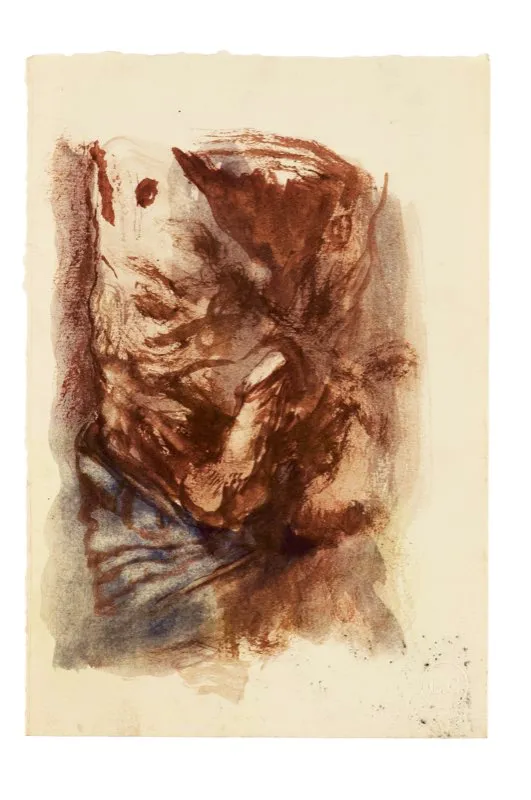 Aguada de leo sobre papel / 28 cm x 19 cm 
