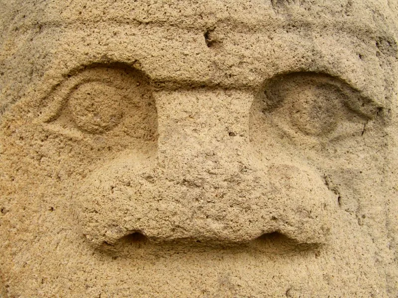 Nariz en el arte del Macizo Colombiano.