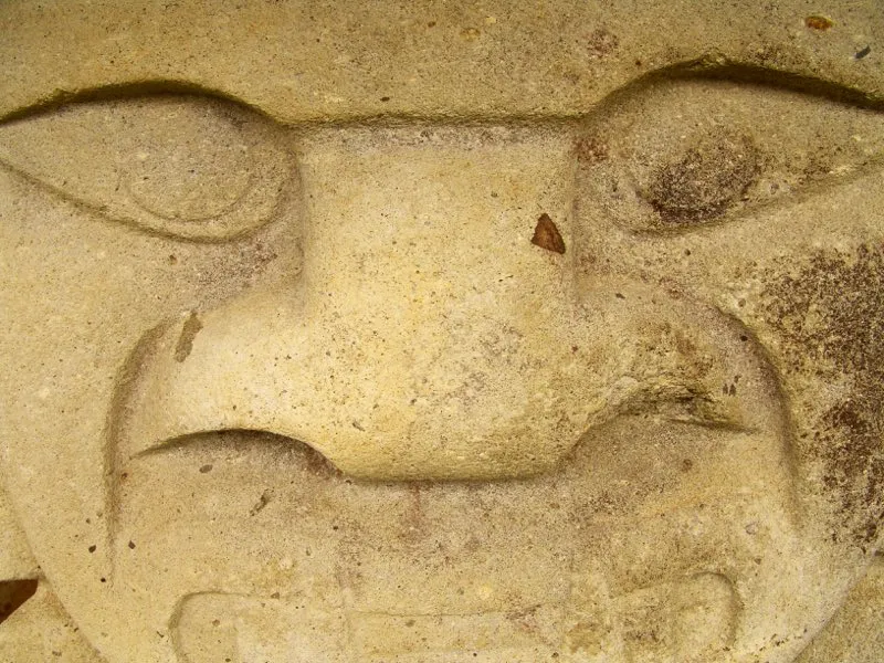 Nariz en el arte del Macizo Colombiano.