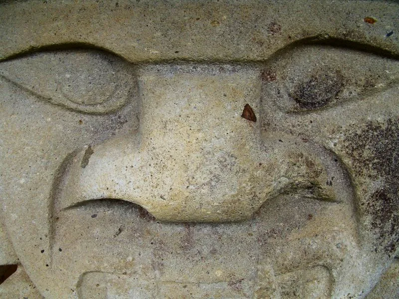 Nariz en el arte del Macizo Colombiano.