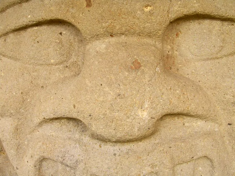 Nariz en el arte del Macizo Colombiano.