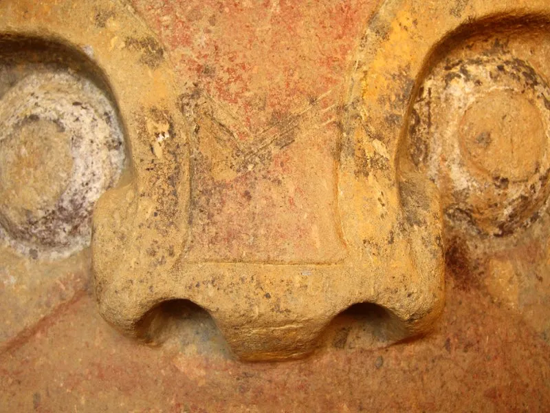 Nariz en el arte del Macizo Colombiano.